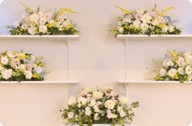 祭壇生花の写真イメージ